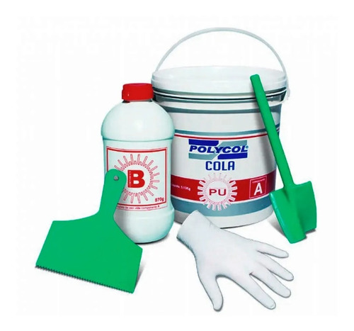 Cola Adesivo Poliuretano (pu) Bi Componente - 6kg - Polycol