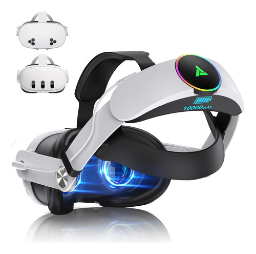 Foscomax Rgb Vr Headset For Oculus/meta Quest 3/3s Head S...
