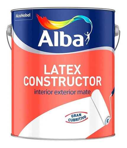 Latex Interior Exterior Construc Blanco Alba X04l / Camino 1