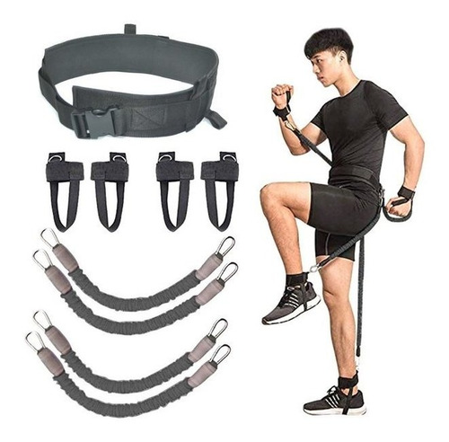 Imagen 4 de 6 de Cinturon Con Bandas Entrenamiento Sparring Sombra Deportes