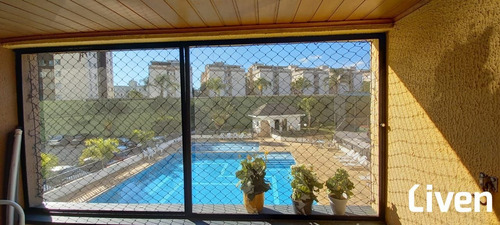 Imagem 25 de 30 de Apartamento Com 3 Dormitórios, Sala Ampla Com 2 Ambientes, Sacada E 1 Vaga De Garagem - 9123