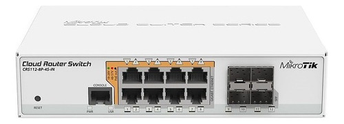 Switch MikroTik CRS112-8P-4S-IN