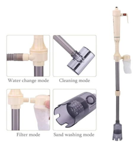 Limpiador Automático De Grava Para Acuarios Z Liquiclean Fis