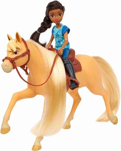 Montar Espíritu Libre Pequeña Muñeca Y Caballo Set - Pru Y C