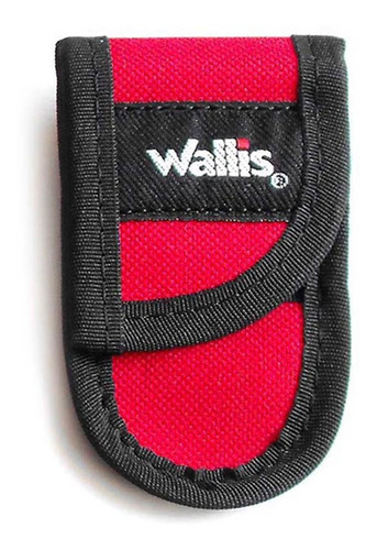 Funda Mini Navaja Bloqueo Rojo Poliéster Velcro Wallis