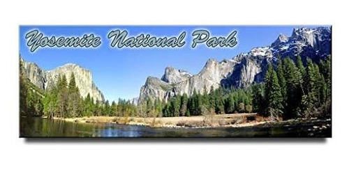 Imán De Nevera Panorámica Del Parque Nacional De Yosemite Re