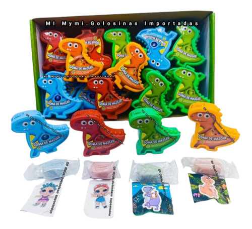 Dinosaurio Chicle Y Tattoo X 30u Golosina, Candy Bar, Etc
