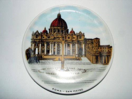 Plato De Porcelana Made In Italy In Dibujo Centeral De Roma