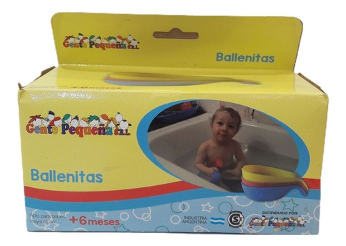 Ballenitas Juguete Para El Agua De Bebes- Gente Pequeña Srl