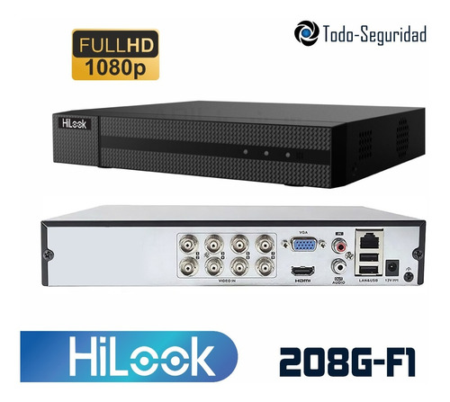Imagen 5 de 10 de Kit Seguridad Hikvision Dvr 8ch Hdmi+ 6 Camara Domo 2mp +1tb