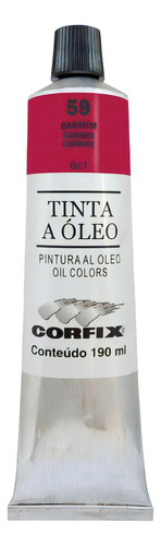 Tinta Oleo Corfix G1 59 Carmim 190ml