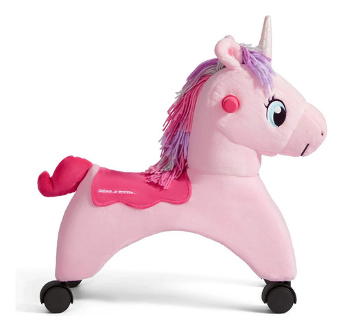 Caballo Radio Flyer Montable Con Ruedas Rosa Niñas Unicornio