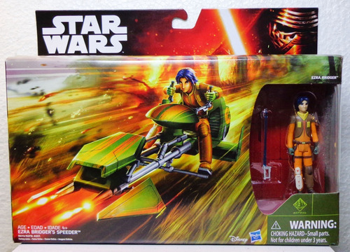 Star Wars - 2 Pack - Ezra Speeder-assaul Walker- C-11.