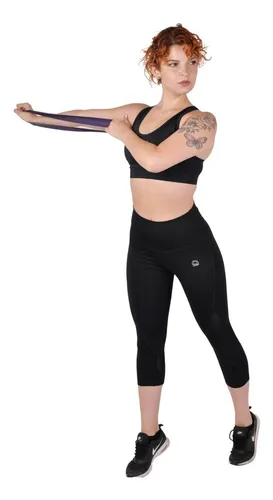 Capri Glass Ankle Lycra Sport Fitness Running Maner Sport