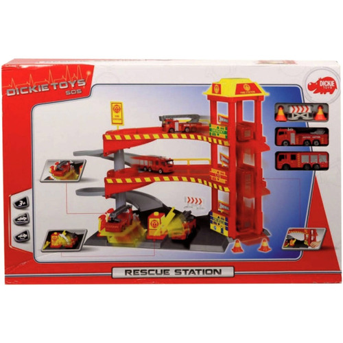 Set De Juego Estación De Bomberos Dickie Toys