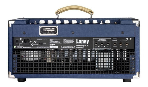 Amplificador Laney Lionheart L20H Valvular para guitarra de 20W color azul/crema