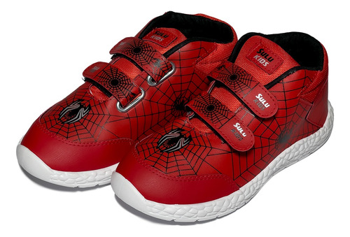 Zapatillas Botitas Sulu Kids Araña Rojo Sul410ro