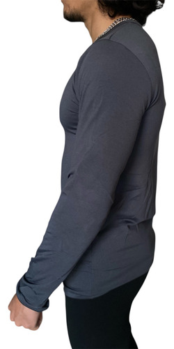 Camiseta Remera Termica Frizada Hombre Mangas Largas