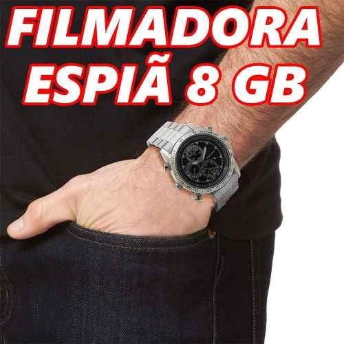 Gravar Voz Com Qualidade Relogio Espiao Hd Comprar Micro