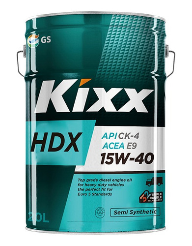  Aceite Motor Diésel Semi-sintético Kixx Hdx Ck-4 15w-40 20l