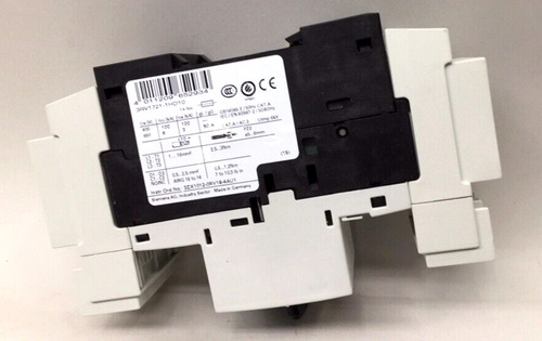 Siemens 3rv1721-1hd10 Circuit Breaker Type H3rv172 3rv17 Ccb