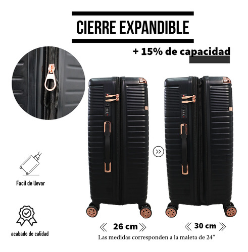 Set 4 Maletas De Viaje 20 Y 10 Kgs Grande Y Carry On De Mano