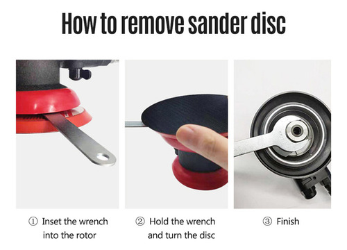 Sander Air Sander Sander Palm Pulisher Lijadora Neumática