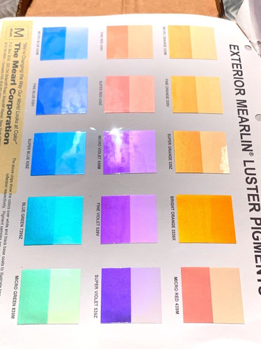 Pigmento Perlas Polvo Efecto P/ Pintura Auto Moto 10grs P20