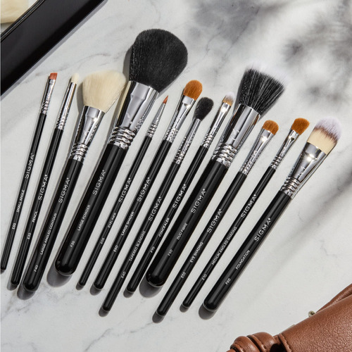 Set De 12 Brochas De Maquillaje Sigma Beauty Essential