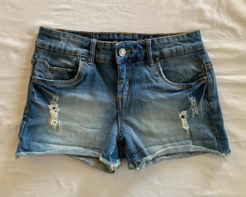 Divino Short Jean Destroyed. Mujer. Talle 34 #pup106