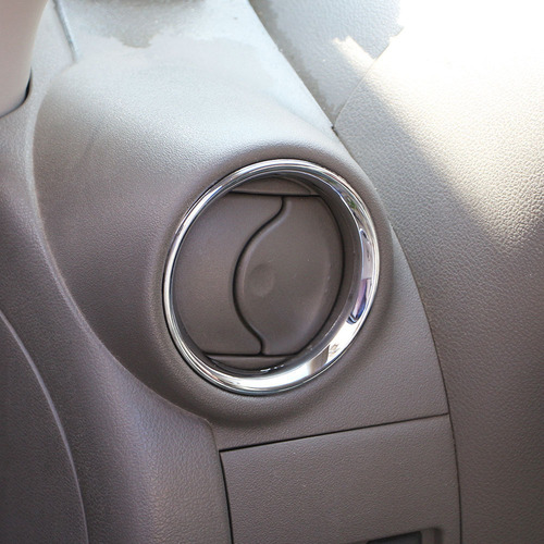 Set 2 Aros Cromados Aire Acondicionado Nissan Frontier 14-24