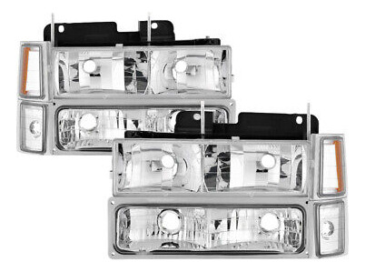 94-98 Chevy C/k Pickup Truck Tahoe Suburban Headlights B Jjd