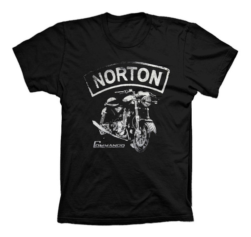 Remera Norton Moto Vintage Garage Algodon Retro 