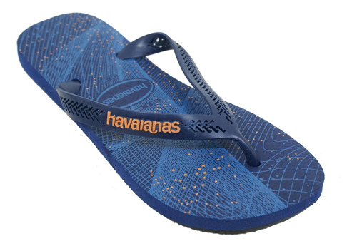 Ojota Havaianas Aero Graphic Marino/naranja Deporfan