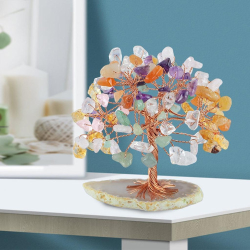 Yi 2 X Preciosa Árvore De Cristal Bonsai Estilo Feng Shui