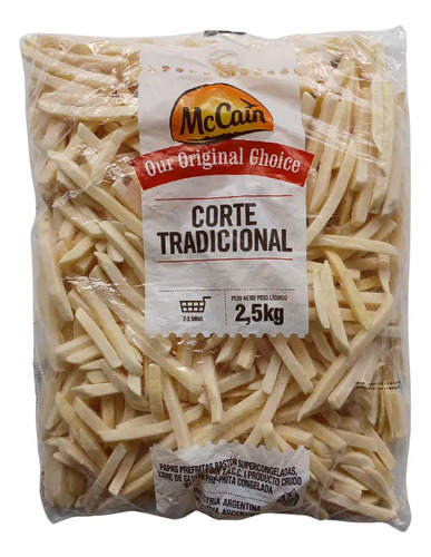 Papas Mccain Corte Tradicional Papa Baston 2.5kg Congeladas