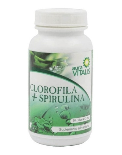 Clorofila + Spirulina Cápsulas X 60 Auravitalis