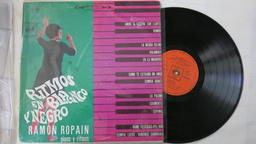 Vinyl Vinilo Lp Acetato Ramonro Ropain Piano Y Ritmos Cumbia