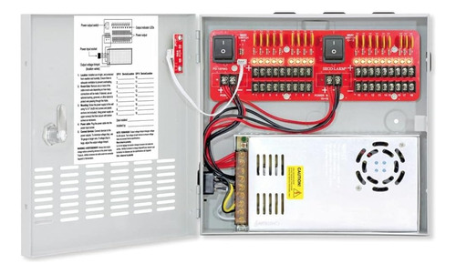 Pcu1820pulq Enforcer 12vdc Switching Cctv Supply 18 Out...