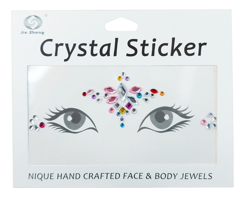 Face Sticker Diamantes Cara Y Cuerpo Color J'