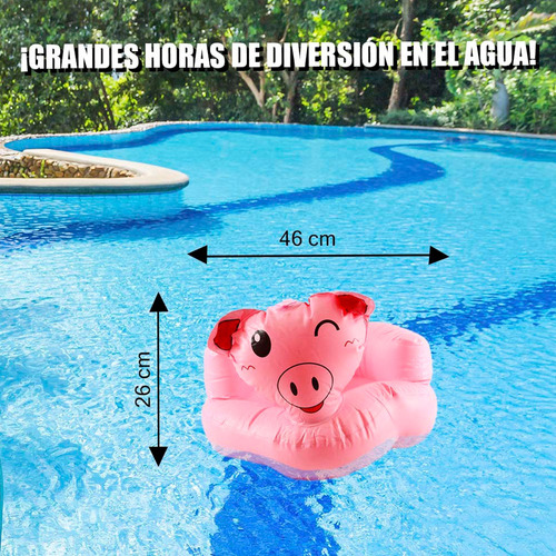 Salvavidas Inflable Infantil Portátil Para Bebé Y Niños Rosa