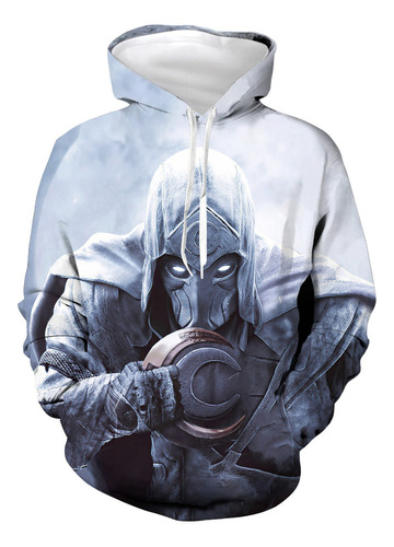 Moon Knight Cresent Dart Sudaderas Cosplay Chamarras