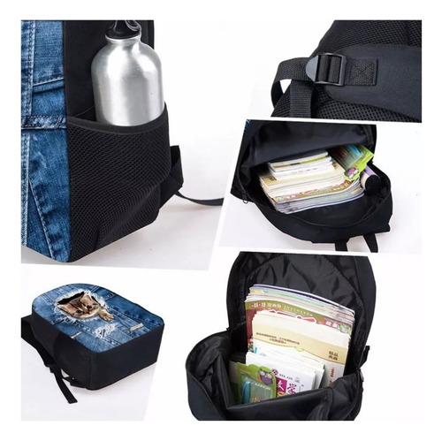 Juego De 3 Bolsas De Almuerzo De Moda For Mochila Jurassic
