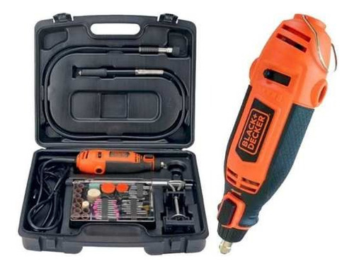 Mini Torno De Mano Black Decker Rt18ka Accesorios + Maleta Frecuencia 0 Potencia 120 W