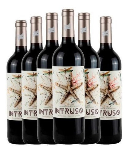 Kit 6 Undidades Vinho Tinto Intruso Monastrel 2019 -juan Gil