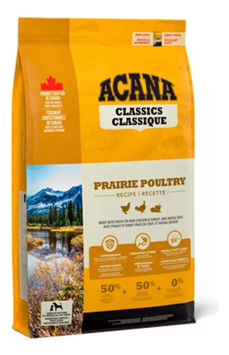 Alimento Acana Prairie Poultry Adulto Todo Tamaño 9.7 Kg