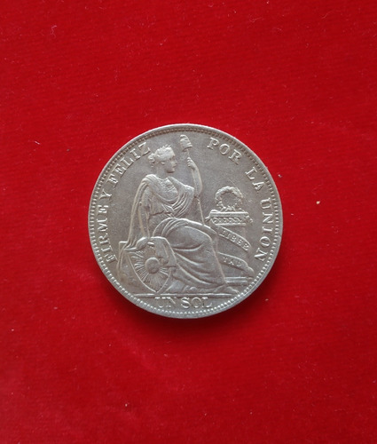 Moneda Un 1 Sol 5 Decimos Finos Peru 1931