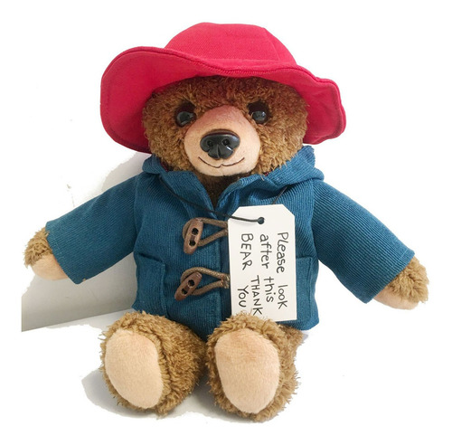 Juguete De Peluche De Oso Paddington Clásico Súper Lindo De