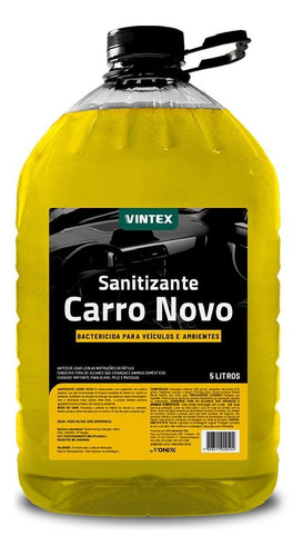 Sanitizante Carro Novo 5 Litros Vintex By Vonixx
