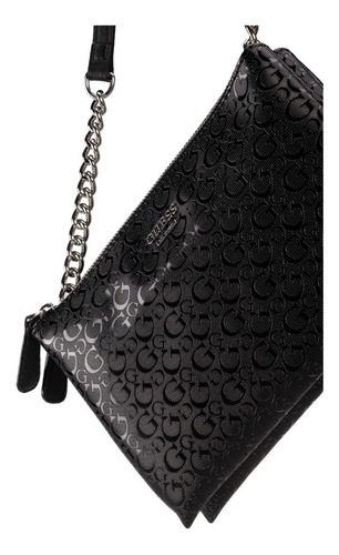 Imagen 6 de 7 de Bolsa Guess Campos Mini Dbl Zip Crossbody Para Mujer